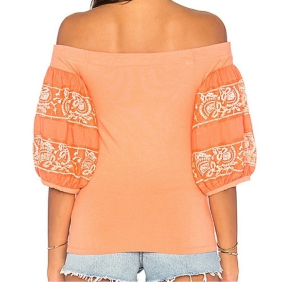 Free People rock with it off-the-shoulder top - Picture 4 of 5